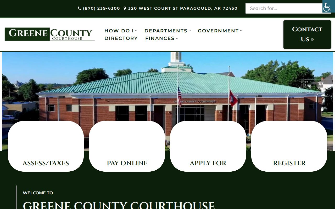 Paragould people search courthouse office links for Greene County records